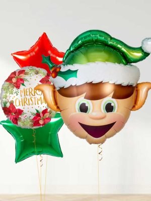balloon set Christmas Elf