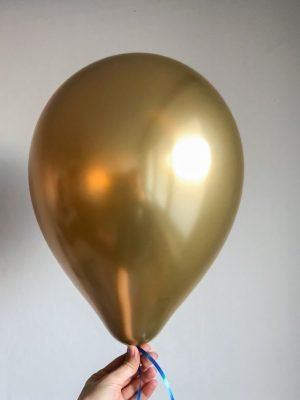 balonek chromovy zlaty