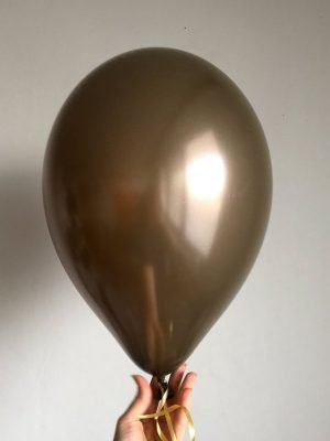 balloon metallically brown