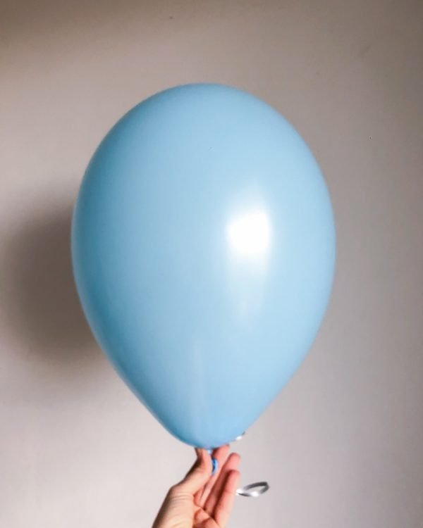 latex balloon baby blue