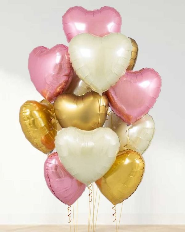 balonky na valentyn srdce