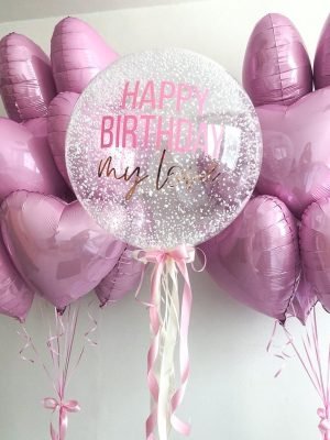 helium balloons surprised