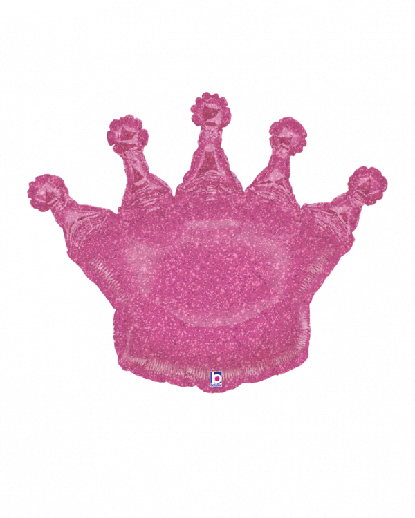 pink crown balloon