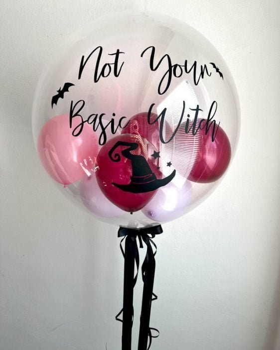 balonek s heliem na halloween