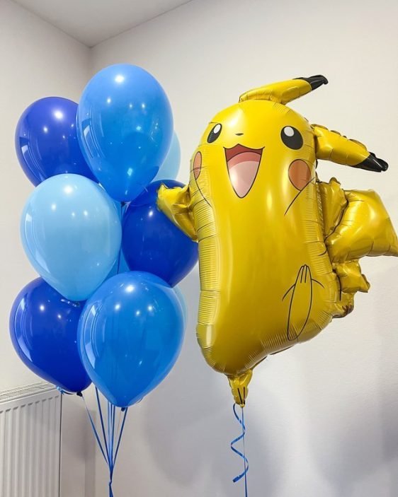 narozeninove balonky pikachu