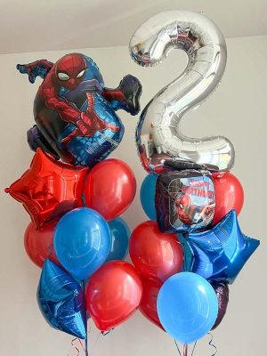 balonky s heliem spiderman