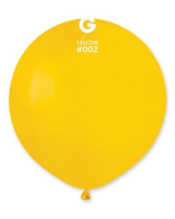 zluty obri balonek s heliem